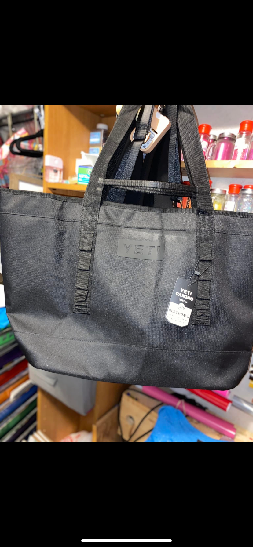 Y*E*T*I cooler bag